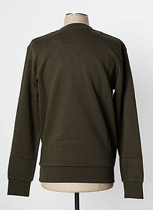 Sweat-shirt stretch manches longues vert ESPRIT homme