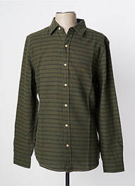 Chemise manches longues imprimé rayures vert WHITE STUFF homme