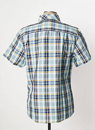 Chemise manches courtes imprimé écossais bleu WHITE STUFF homme