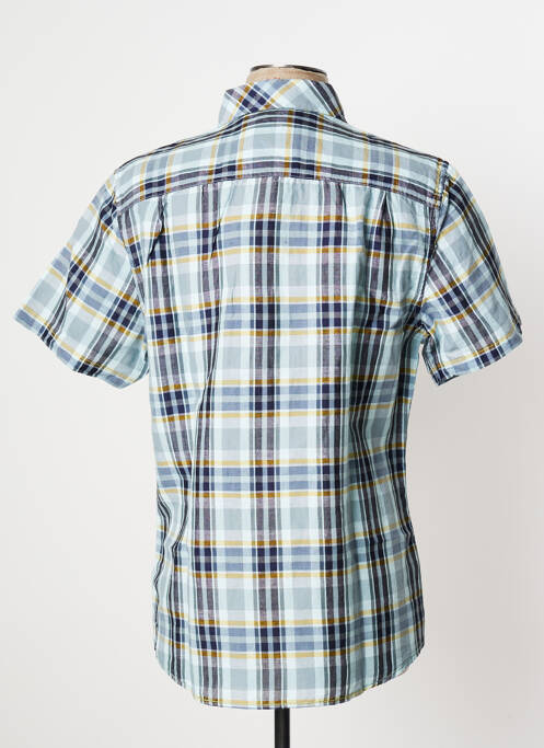 Chemise manches courtes imprimé écossais bleu WHITE STUFF homme