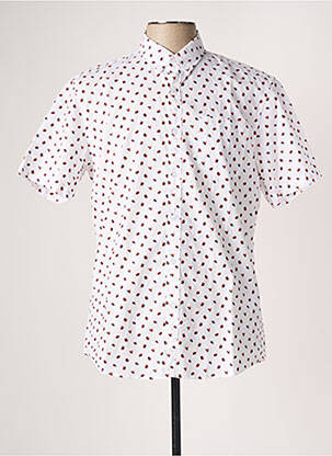Chemise manches courtes imprimé fantaisie blanc ESPRIT homme