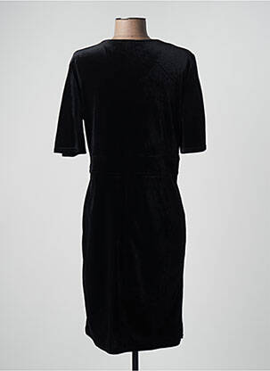 Robe mi-longue manches courtes manches courtes noir EGERIE femme