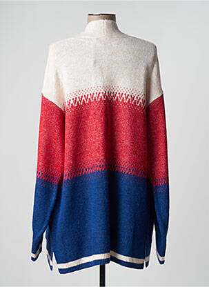 Gilet manches longues resserrée sur le bas rouge OLSEN femme