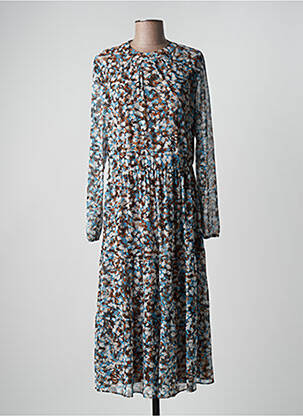 Robe longue bleu BETTY & CO pour femme