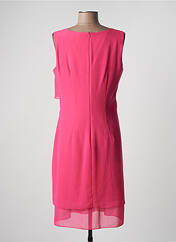 Robe mi-longue rose CHRISTINE LAURE pour femme seconde vue