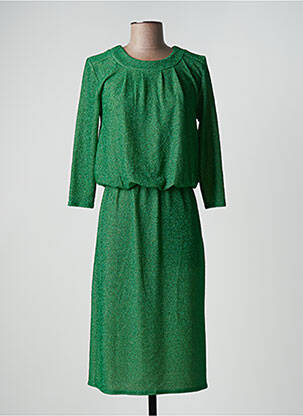 Robe mi-longue vert EGERIE pour femme