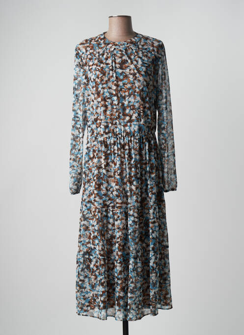 Robe longue bleu BETTY & CO pour femme