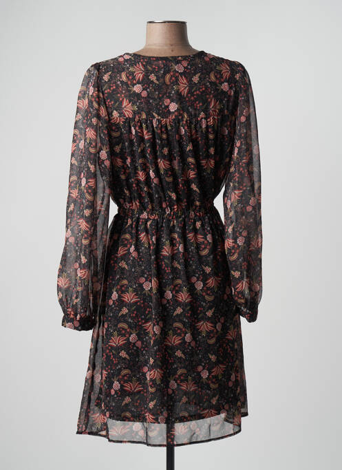 Robe mi-longue noir C'EST BEAU LA VIE pour femme