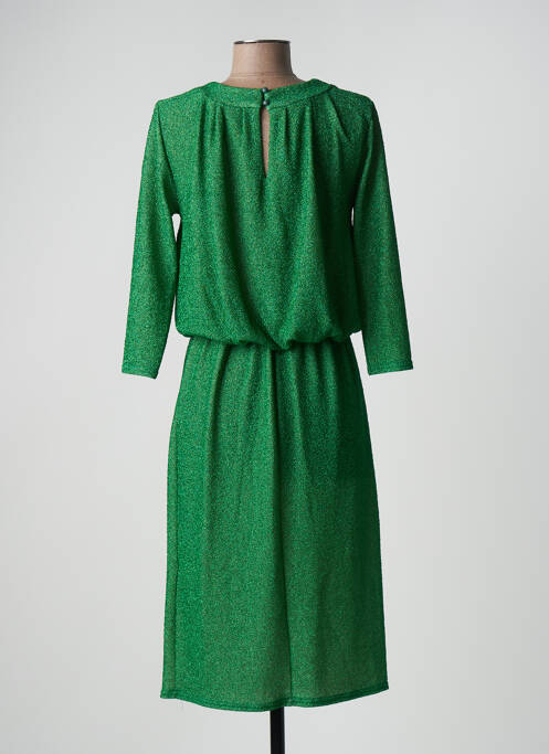 Robe mi-longue vert EGERIE pour femme