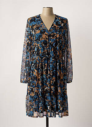 Robe mi-longue bleu BETTY & CO pour femme