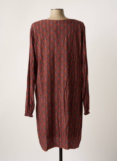 Robe mi-longue rouge THALASSA pour femme