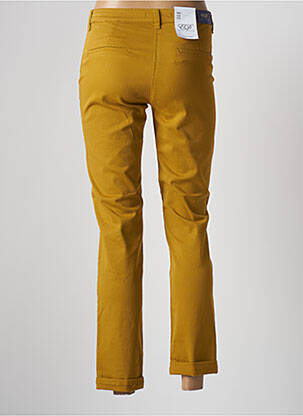 Pantalon slim stretch jaune EAST DRIVE femme