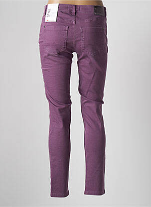 Pantalon slim taille basse taille basse violet STREET ONE femme