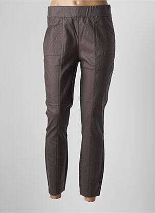 Jegging tissage enduit taille normale marron STREET ONE femme