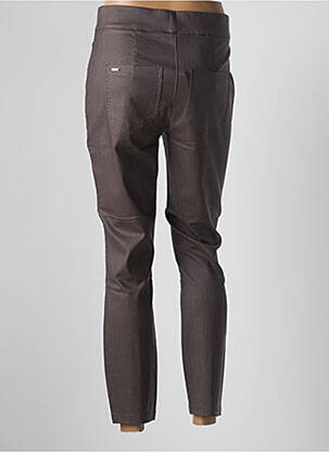 Jegging tissage enduit taille normale marron STREET ONE femme