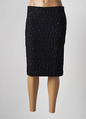 Jupe mi-longue stretch noir OLSEN femme
