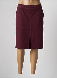 Jupe mi-longue stretch rouge OLSEN femme