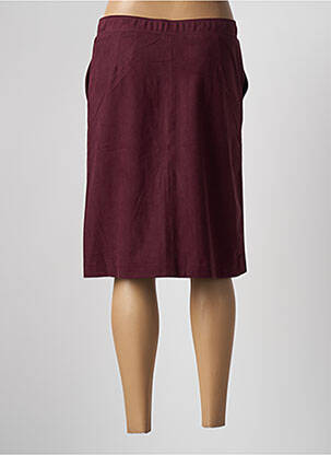 Jupe mi-longue stretch rouge OLSEN femme