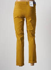 Pantalon slim jaune EAST DRIVE pour femme seconde vue