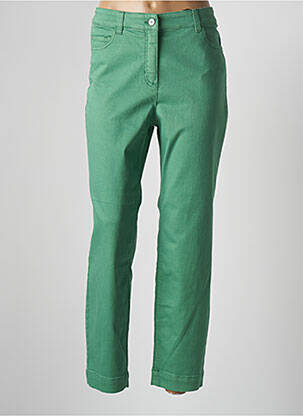 Pantalon slim vert OLSEN pour femme