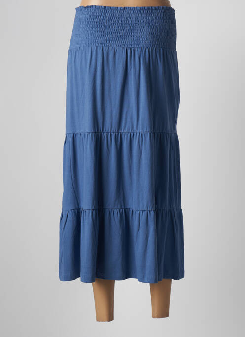 Jupe mi-longue bleu OLSEN pour femme