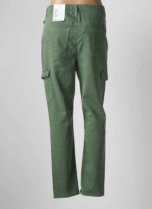 Pantalon cargo vert STREET ONE femme