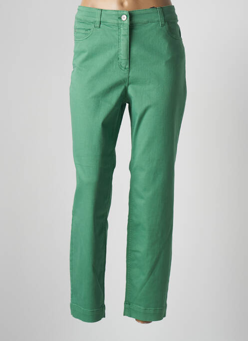 Pantalon slim vert OLSEN pour femme