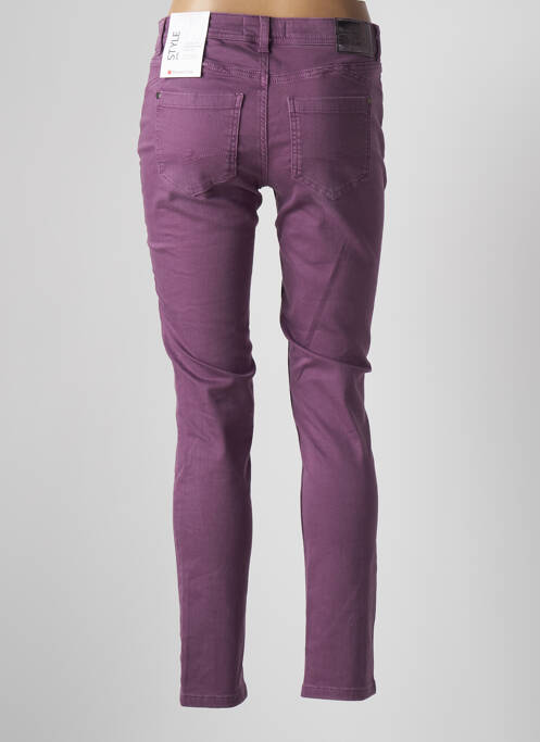 Pantalon slim violet STREET ONE pour femme