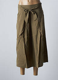 Jupe longue fermeture zippée au dos vert LOLA ESPELETA femme