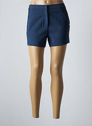 Short fermeture zippée sous rabat avec crochet taille normale bleu LOLA ESPELETA femme