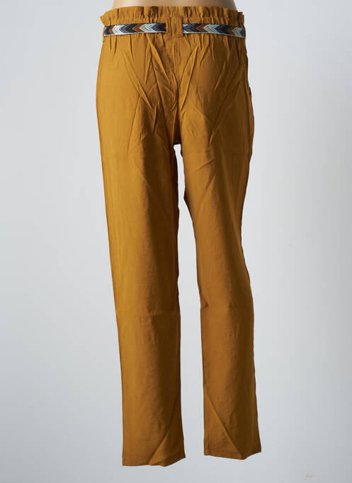 Pantalon droit marron LOLA ESPELETA pour femme