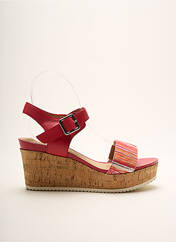 Sandales/Nu pieds rouge KARSTON pour femme seconde vue