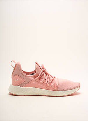 Baskets semelle amovible talon plat jusqu'à 3cm rose PUMA femme