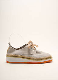 Espadrilles fermeture lacets talon plat jusqu'à 3cm orange TWOPENS femme