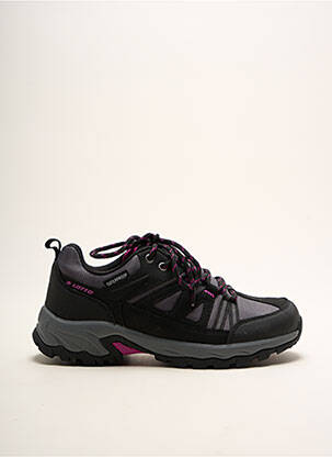 Baskets semelle amovible talon plat jusqu'à 3cm noir LOTTO femme