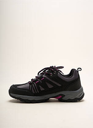 Baskets semelle amovible talon plat jusqu'à 3cm noir LOTTO femme