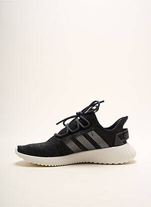 Baskets tissage satiné talon de 4 à 6cm noir ADIDAS femme