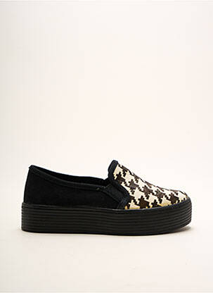 Mocassins type de semelle amortissante talon de 4 à 6cm noir DN.SIXTY SEVEN femme