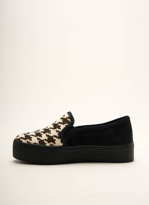Mocassins nubuck talon de 4 à 6cm noir DN.SIXTY SEVEN femme