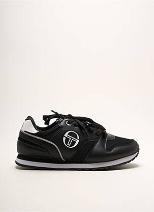 Baskets empiècements bout rond noir SERGIO TACCHINI homme