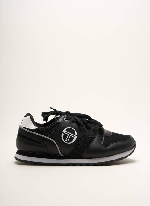 Baskets empiècements bout rond noir SERGIO TACCHINI homme
