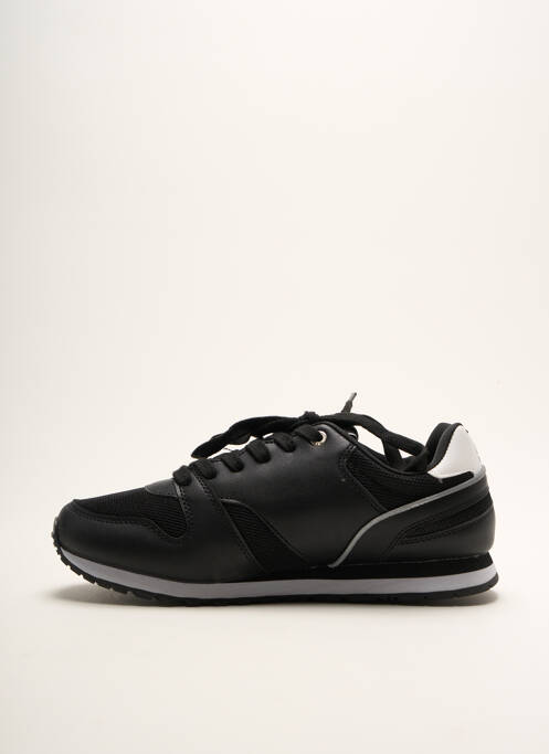 Baskets empiècements bout rond noir SERGIO TACCHINI homme