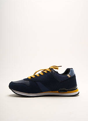 Baskets empiècements bout rond bleu SERGIO TACCHINI homme