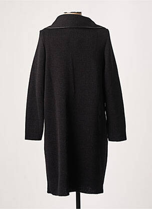 Gilet manches longues fermeture boutonnée sur le devant noir KARIN HERTZ femme