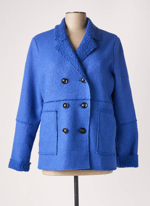 Manteau court bleu DIANE LAURY pour femme