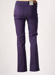 Pantalon droit violet DIANE LAURY pour femme seconde vue
