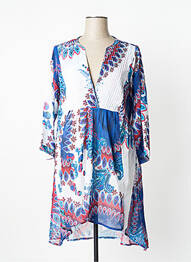 Robe de plage coupe fluide bleu VERDISSIMA femme