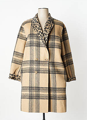 Manteau court poches sans capuche marron TWINSET femme