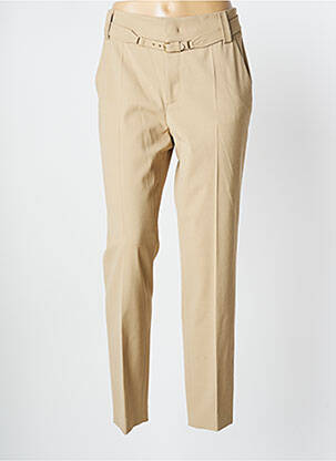 Pantalon slim tissage popeline taille normale beige RED VALENTINO femme