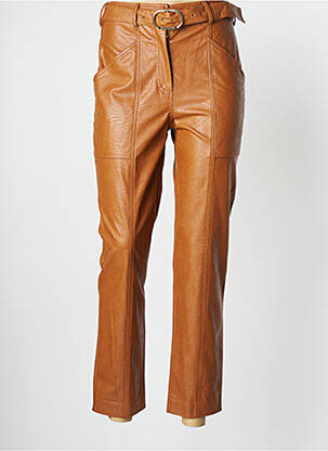 Pantalon slim taille normale taille normale marron TWINSET femme